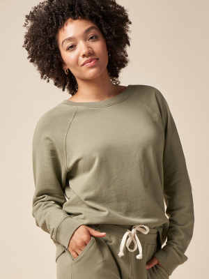 The College Sweatshirt | Sage