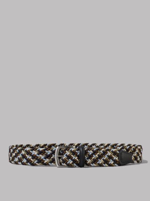 Anderson’s Woven Textile Belt (blue / Khaki / Navy)