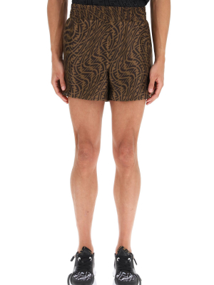 Fendi Ff Vertigo Motif Bermuda Shorts