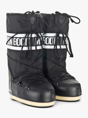 Black Nylon Moon Boot