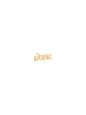 14k Itty Bitty Dope Stud