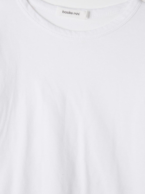 Mini French Seam Long Sleeve T.shirt