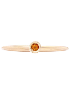 Birth Jewel Stacking Ring With Citrine