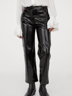 Faux Leather Pants