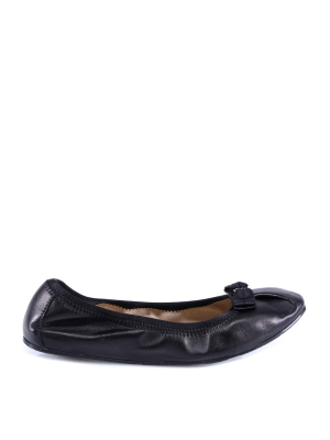 Salvatore Ferragamo Bow-detail Ballet Flats