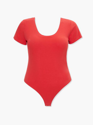 Plus Size Scoop Neck Bodysuit