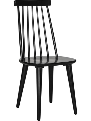 Buckley Spindle Side Chair Black (set Of 2)