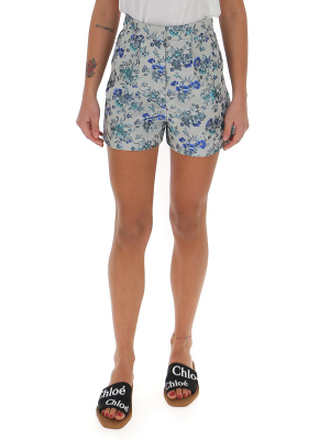 Pinko Floral Brocade Shorts