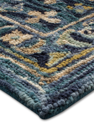 Indigo Hooked Troy Rug - Threshold™