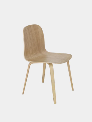 Visu Chair With Wood Base