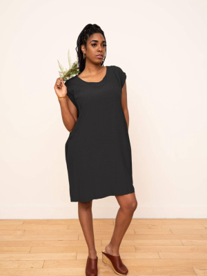 Laguna Shift Dress In Black