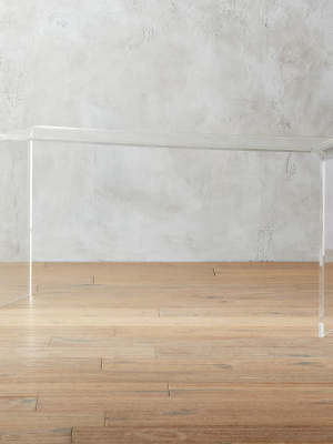 Peekaboo 56" Acrylic Console Table