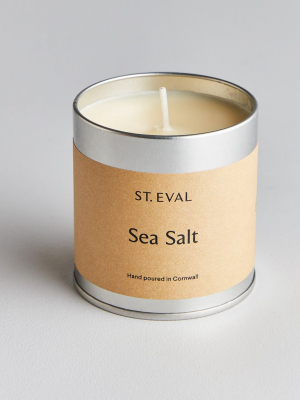 Sea Salt Scented Tin Candle