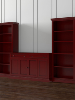 Cameo 3-piece Modular Red Media Entertainment Center