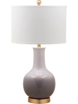 Alayna Table Lamp Gray/white