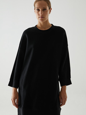 Organic Cotton Oversized Sweatshirt Dress