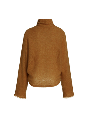 Wool-cashmere Turtleneck Sweater