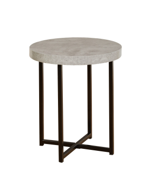 Era End Table - Gray/black - Buylateral