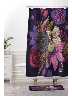 Valentina Ramos Beryl Violet Shower Curtain Purple - Deny Designs