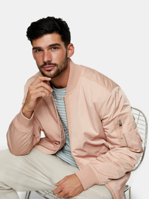 Pink Ma1 Bomber Jacket