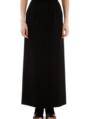 Jil Sander Button Down Detail Maxi Skirt