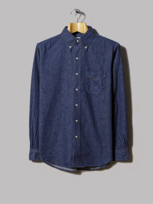 Orslow Denim Button Down Shirt (one Wash)