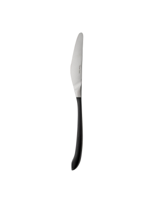 Contour Noir Satin Table Knife