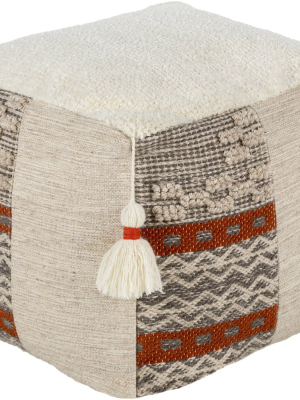 Abina Hand Woven Pouf