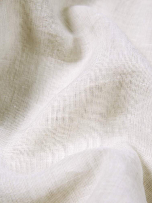 Light Grey Mini Check Bedding - Yarn Dyed