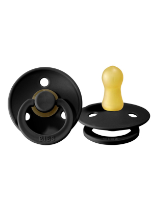 Bibs Pacifier 2 Pack: Black