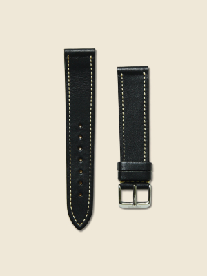 Horween Leather Watch Band - Black