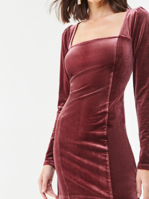 Velvet Mini Dress