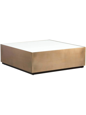 Hudson Square Coffee Table, White