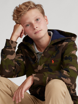 Camo Cotton-blend Hoodie