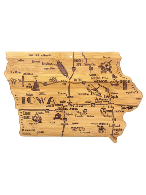 Totally Bamboo Destination Iowa Serving And Cutting Board