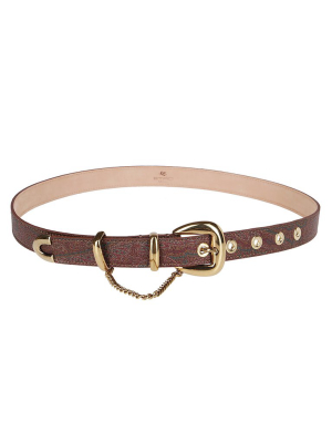 Etro Chain Embellished Belt