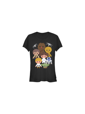 Junior's Star Wars Cute Cartoon Rebels T-shirt