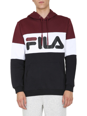 Fila Logo Night Blocked Hoodie