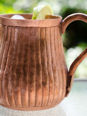 Engraved Recycled Copper Mug Set