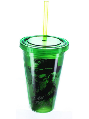 Just Funky Breaking Bad Danger Green 16oz Carnival Cup W/ Straw