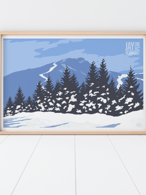 Jay Peak Art Print - 13x19