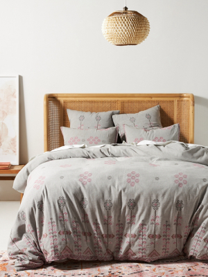 Embroidered Natani Duvet Cover