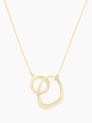 Open Sabi Link Necklace - Brass