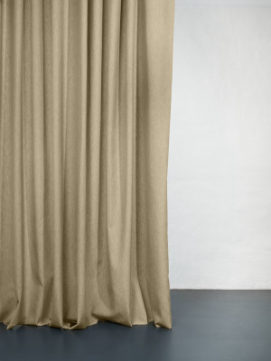 Outdoor Mouline Curtain Col. Hay - Extra Wide