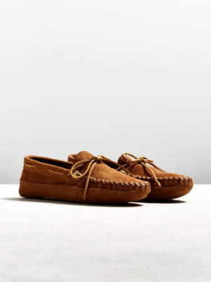 Minnetonka Double Bottom Fleece Moccasin