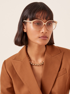 Brook Tree Oversized Acetate Sunglasses