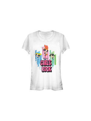 Junior's The Powerpuff Girls Hero Girls Rock T-shirt