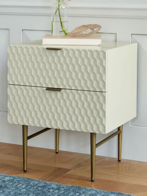 Audrey Nightstand - Parchment