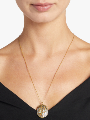 Gold Lotus Colette Pendant Necklace