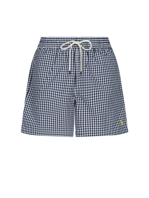 Polo Ralph Lauren Gingham Print Swim Trunks